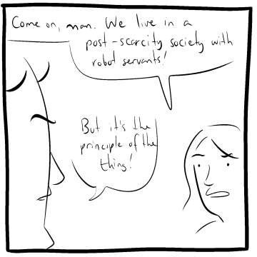 Illustration for article titled OK, yeah, there's the part of the transporter dilemma that means you get killed every time you use it....